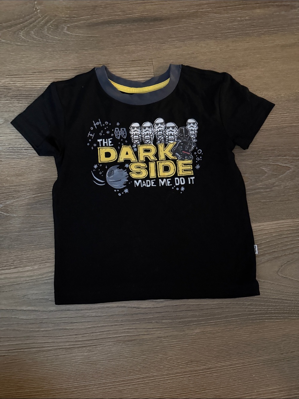 NWOT Little Sleepies x Star Wars Dark Side Relaxed Tee - 2T